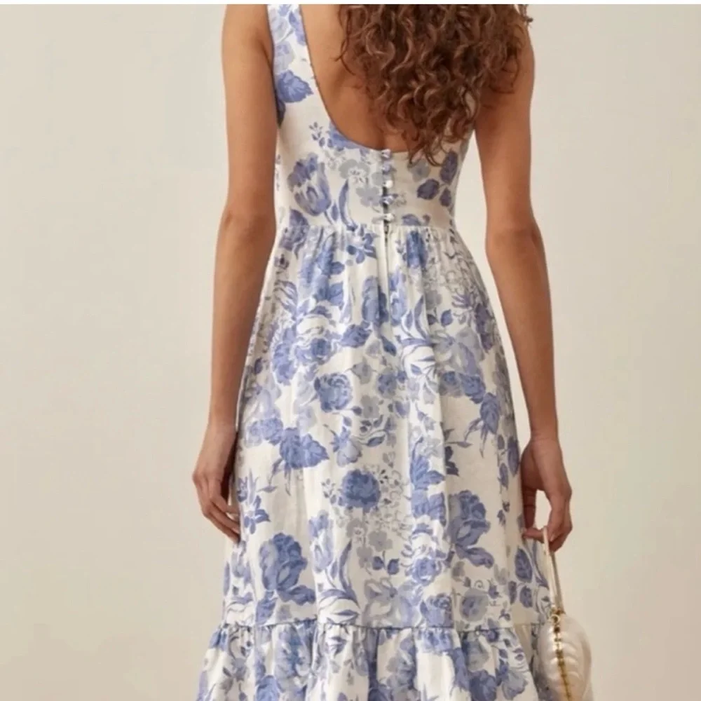 Reformation Floral Midi Dress - Picture 5 of 6